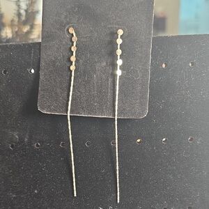 Elegant Gold Dangle Earrings